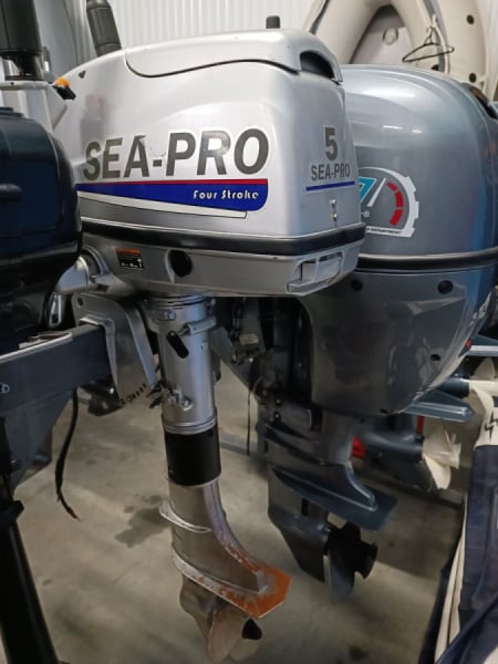 купить 4х-тактный лодочный мотор SEA PRO T5F Б/У в Москве - фото 