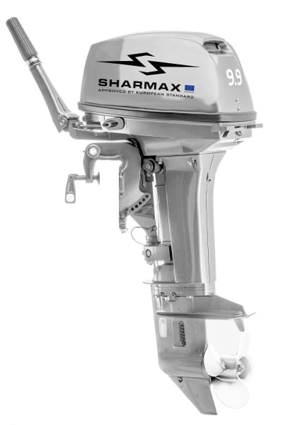 купить 2х-тактный лодочный мотор SHARMAX SM9.9HS PRO во Владикавказе - фото 