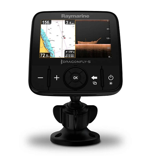 купить Эхолот Raymarine Dragonfly-5 PRO (CHIRP эхолот с GPS навигатором) в Москве - фото 