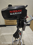 купить 2х-тактный лодочный мотор NISSAN MARINE NM 3.5S Б/У в Москве - фото 