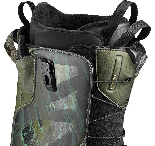 купить Ботинки для сноуборда SALOMON 2019-20 LAUNCH CAMO/OLV/BELUGA в Комсомольск-на-Амуре - фото 